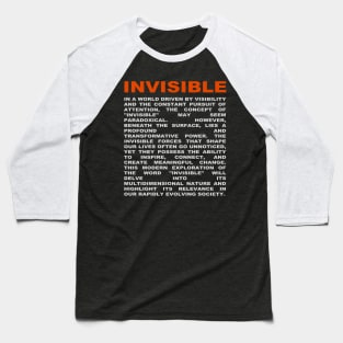 invisible Baseball T-Shirt